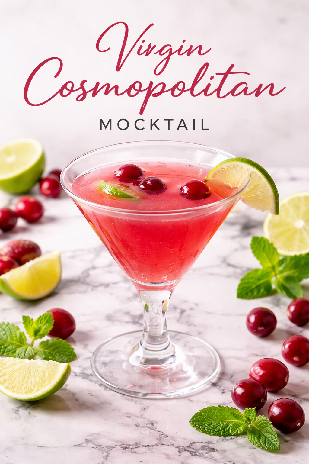 Virgin Cosmopolitan Mocktail